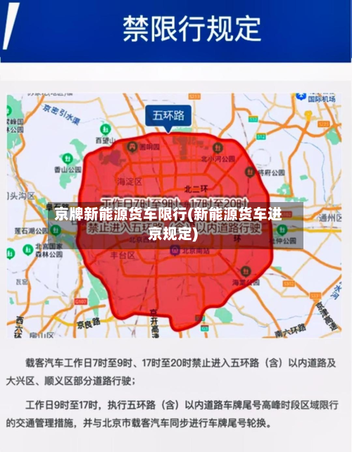 京牌新能源货车限行(新能源货车进京规定)