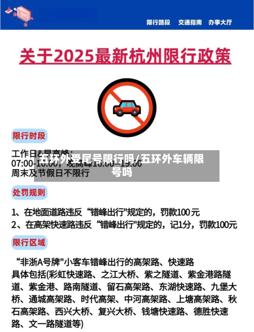 五环外受尾号限行吗/五环外车辆限号吗-第2张图片