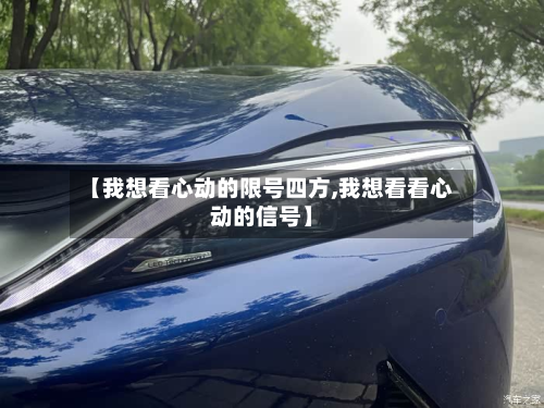【我想看心动的限号四方,我想看看心动的信号】-第3张图片