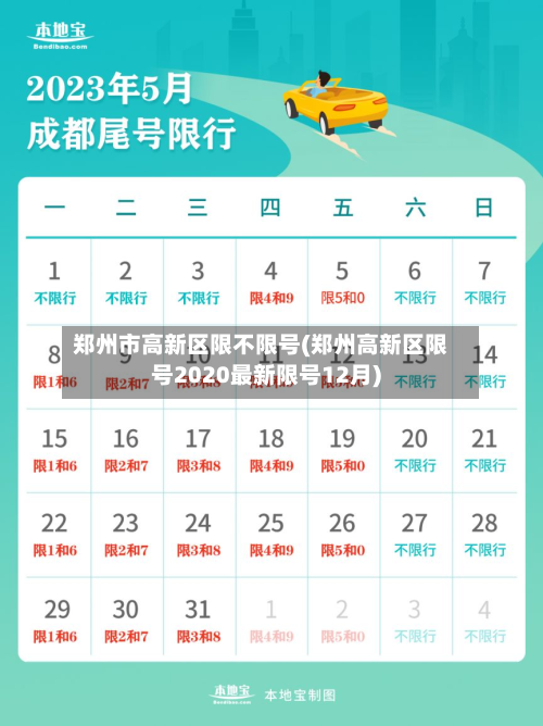 郑州市高新区限不限号(郑州高新区限号2020最新限号12月)