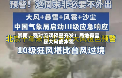 暴雨、强对流双预警齐发！局地有雷暴大风或冰雹-第2张图片