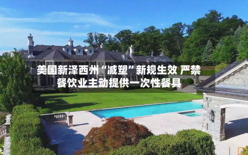 美国新泽西州“减塑	”新规生效 严禁餐饮业主动提供一次性餐具-第3张图片