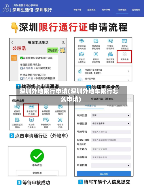深圳外地限行申请(深圳外地车限行怎么申请)