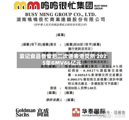 袁记食品备案后二次递表港交所 2025年GMV66亿元-第3张图片