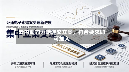 云内动力索赔递交立案，符合要求即可加入-第3张图片