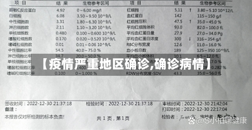 【疫情严重地区确诊,确诊病情】