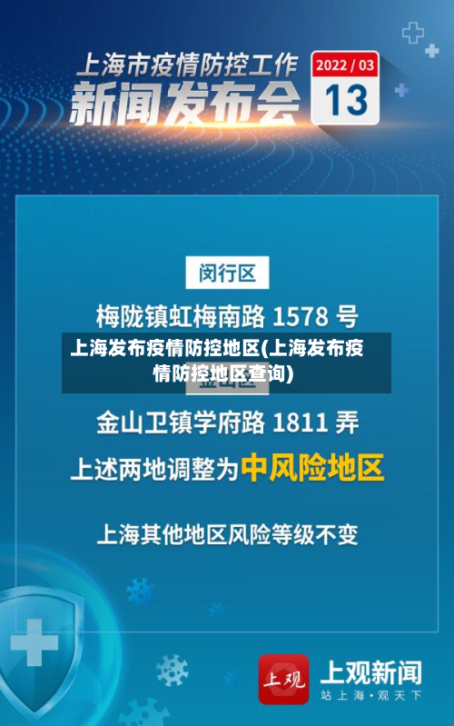 上海发布疫情防控地区(上海发布疫情防控地区查询)-第2张图片