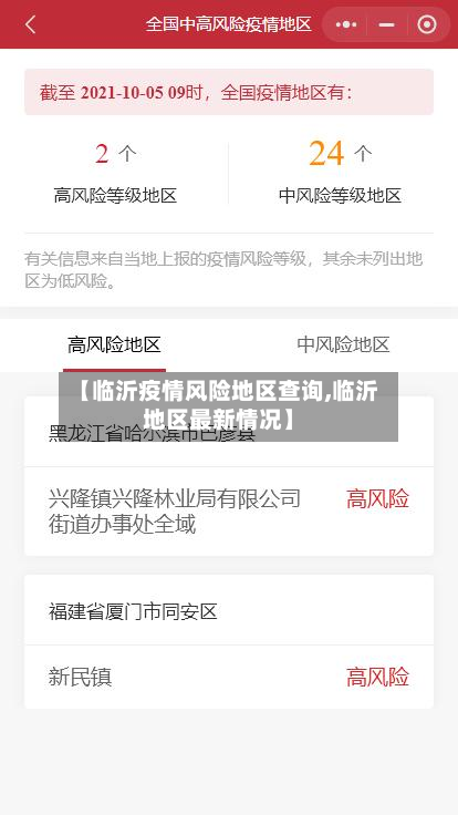 【临沂疫情风险地区查询,临沂地区最新情况】