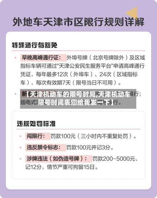 【天津机动车的限号时间,天津机动车限号时间表您给我发一下】-第3张图片