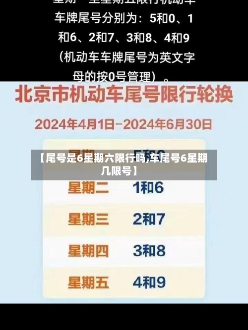 【尾号是6星期六限行吗,车尾号6星期几限号】-第3张图片