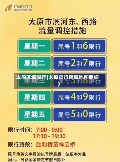 太原区域限行(太原限行区域地图明细)