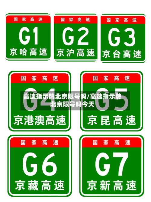 高速指示牌北京限号吗/高速指示牌北京限号吗今天-第2张图片