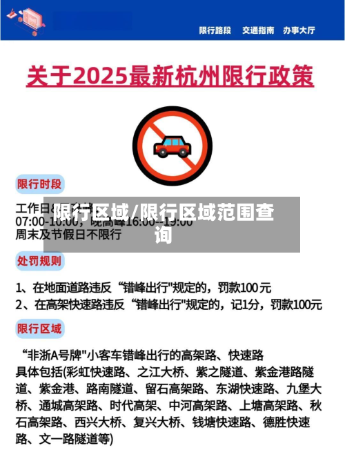 限行区域/限行区域范围查询-第3张图片