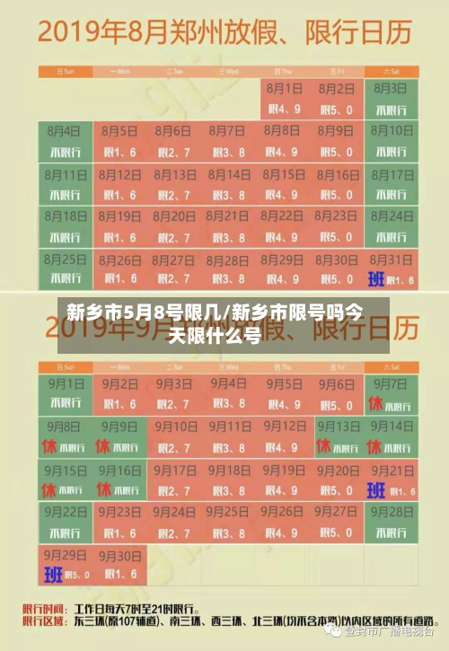 新乡市5月8号限几/新乡市限号吗今天限什么号-第2张图片