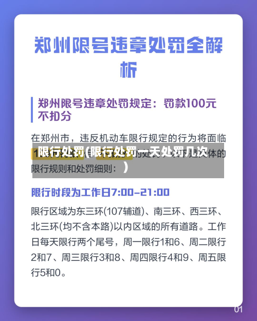 限行处罚(限行处罚一天处罚几次)