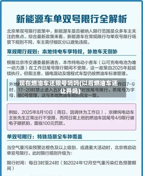 现在燃油车还限号吗吗(以后燃油车还让开吗)