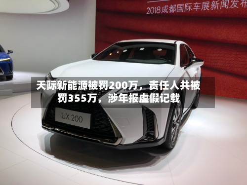 天际新能源被罚200万，责任人共被罚355万，涉年报虚假记载-第3张图片