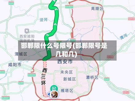 邯郸限什么号限号(邯郸限号是几和几)-第2张图片