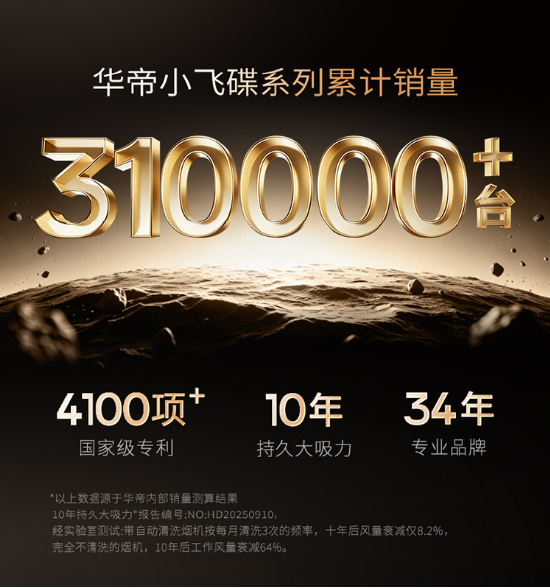 全域控烟再进阶！华帝小飞碟K30即将上市	，破解开放式厨房油烟难题